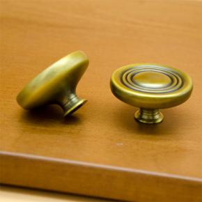 Solid Antique Brass Knobs