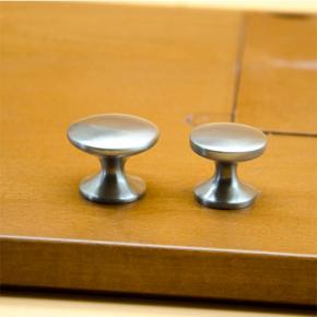 Satin Nickel Kitchen Cabinet Round Knobs