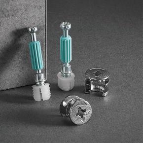  3-in-1 Eccentric Wheel Furniture Screw Nut Kit