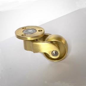 Solid Brass Swivel Caster 