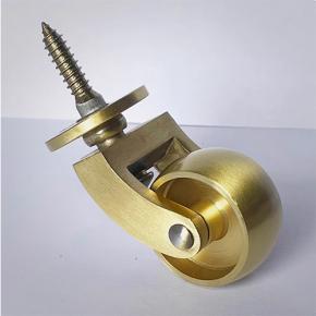 Universal Brass Caster Wheels