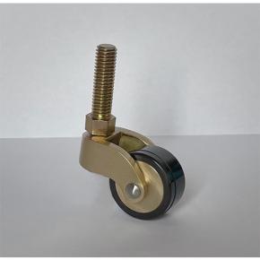 Brass Caster Wheels Rubber Wheel 