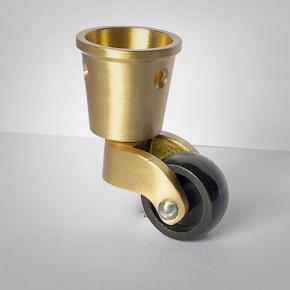 Brass Caster Wheels Rubber Wheel 